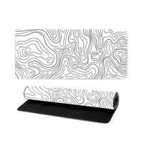 Tapis de souris personnalisé avec logo 800x300mm Tapis de souris de jeu topographique personnalisé Tapis de souris grand format Tapis de bureau Tapis de souris de jeu