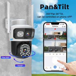 كاميرا مراقبة فيديو ctv PTZ لاسلكية 6MP 3 4G كاميرا مراقبة فيديو ctv PTZ خارجية 4K عدسة مزدوجة 4G كاميرا أمان لبطاقة Sim - Product Image 3