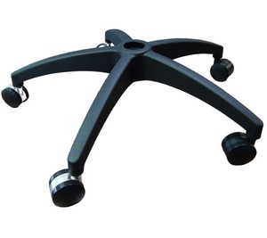 Base de 5 estrellas de plástico duradero elegante y funcional para sillas de oficina mejora la estética del espacio de trabajo - Product Image 1
