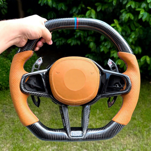 <span class=keywords><strong>Pour</strong></span> BMW, compatible avec G30 G20 G80 G21 G22 G31 G32 G11 G12 G14 G15, <span class=keywords><strong>volant</strong></span> en fibre de carbone, personnalisation prise en charge - Product Image 2