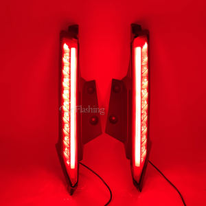 2 Piezas para <span class=keywords><strong>Nissan</strong></span> <span class=keywords><strong>Xtrail</strong></span> X-trail X Trail Rogue 2014-2020, Luces LED DRL para Parachoques Trasero, Luz Trasera, Luz Antiniebla, Luces de Freno, Luz de Señalización - Product Image 5