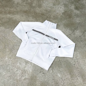 Chaqueta de poliéster 100% personalizada por el fabricante, informal, de alta calidad, estilo urbano, con cremallera, chaqueta de poliéster gruesa para hombre - Product Image 1