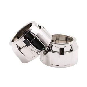 Sanvi Auto <b>Light</b> <b>Accessory</b> 2.5 Inch Xenon Projector Lens Cover Shrouds for HID Xenon Universal Fit Automotive Conversion Kits - Product Image 2