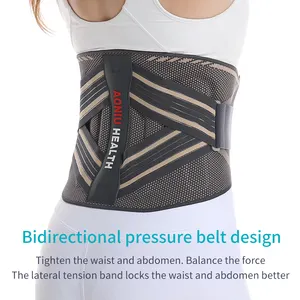 Steel Plate Brace Adjustable Supporting Waist Protect Belt Lower Support Brace