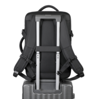 Mochila Oxford Resistente al Agua para Viajes de Negocios, con Carga USB, Gran Capacidad, Multifuncional, Expandible, para Portátil
