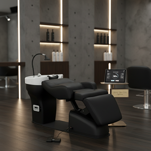 Sillón de Lavado Eléctrico <span class=keywords><strong>Elite</strong></span> Bsalon para Hombres con Bomba Hidráulica y Reposapiés Ajustable para Muebles de Peluquería - Product Image 2