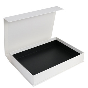 Luxury A4 Deep Tshirt Packaging Clothes <strong>Cardboard</strong> Custom Gift <strong>Box</strong> Logo Printed Magnetic Folding Gift Black Red Packaging Boxes - Product Image 6