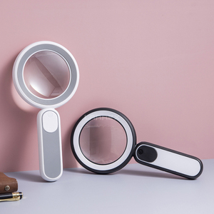 Có Thể Sạc Lại Chiếu Sáng Di Động Cầm Tay LED Magnifier 8X USB Kính Quang Học 3 Màu Sắc Nhựa Trẻ Em Đọc Sách - Product Image 6