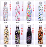 Bouteilles en acier inoxydable 500ml, bouteilles personnalisées