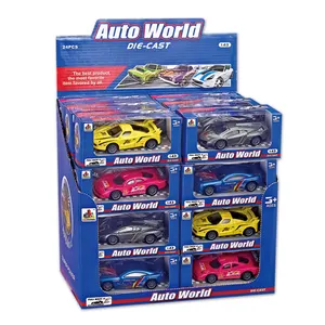 Lichtmetalen Auto 'S Speelgoed 1:43 Aangepaste Traagheid Trekken Hotwheels Voertuigen Speelgoed Diecast Auto Speelgoed Te Koop