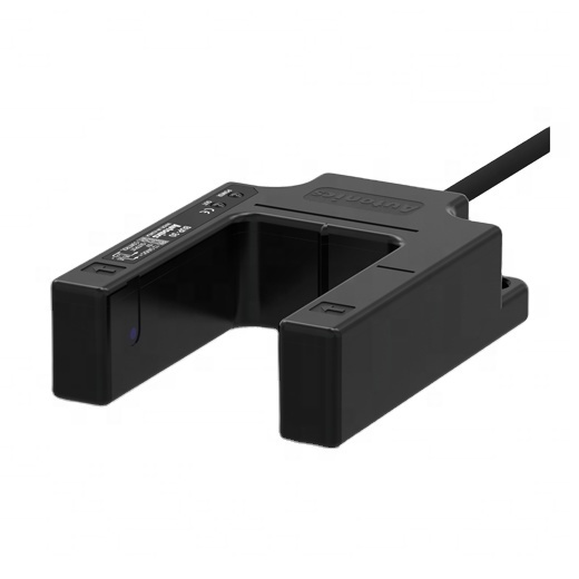 Autonics Photoelectric Sensor BUP-30S Plastic Case, Slot Style, Adjustable Sensitivity, Light & Dark On, NPN Output, 12-24 VDC