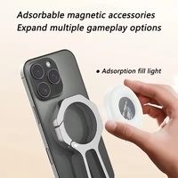 Nouveau support magnétique pour téléphone portable 2026 avec fixation à ressort pour bureau, rotation 360° °   Support de diffusion en direct pour téléphone portable, rotatif et portable, en forme de triangle