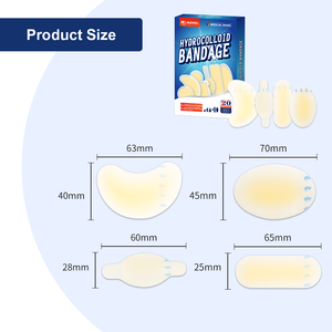 Apósitos hidrocoloides para <span class=keywords><strong>ampollas</strong></span>, grado médico, almohadillas adhesivas impermeables para alivio del dolor <span class=keywords><strong>en</strong></span> <span class=keywords><strong>ampollas</strong></span> de pies e irritación de <span class=keywords><strong>la</strong></span> <span class=keywords><strong>piel</strong></span> - Product Image 5