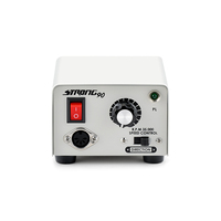Boîtier de contrôle d'alimentation pour perceuse à ongles 65W 35000RPM, en plastique, portable, équipement de laboratoire professionnel, certifié CE/FCC/ROHS, double alimentation