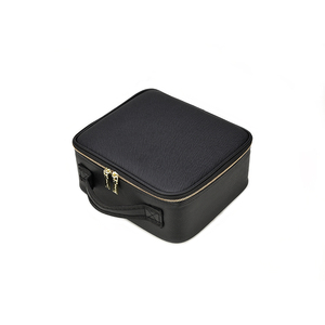 ZENOS High Quality <b>LED</b> <b>Mirror</b>-equipped <b>Makeup</b> Bag for Women Portable Multi-zone Storage Bag - Product Image 3