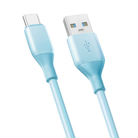 Câble USB-C vers USB-C flexible avec gaine TPE, conducteur en cuivre pur, charge rapide, synchronisation de données haute vitesse pour téléphone portable et ordinateur 2026