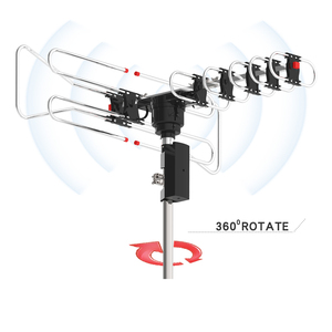 Super Active Remote <b>Control</b> Rotate Aerial Outdoor 360 Degree Rotatable Plastic <b>TV</b> Antenna High Gain 20-28dB Pole Mount Ch. 1-57 - Product Image 1