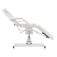 Chaise de salon de beauté, lit Facial, meuble de spa hydraulique blanc pour salon de beauté, vente directe d'usine