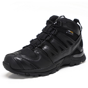 Botas Tácticas de Media Caña Negras para Hombre, con Puntera de Acero, para Seguridad, Combate, <span class=keywords><strong>Senderismo</strong></span> y Escalada, de <span class=keywords><strong>Verano</strong></span>, para Hombre y <span class=keywords><strong>Mujer</strong></span> - Product Image 3