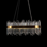 Lampe LED suspendue de luxe en cristal, Design rétro de haute qualité, pour hall d'hôtel, Loft, vente en gros