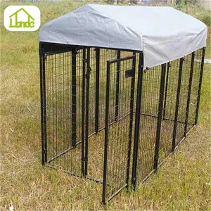 Kualitas Tinggi Welded Mesh Dog Kennel Anjing Gudang Kandang untuk Dijual