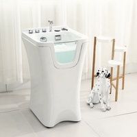 Baignoire pour animaux de compagnie USMILEPET, baignoire de spa pour chiens, massage avec température constante, bain au lait à l'ozone pour chiens de petite, moyenne et grande taille
