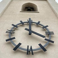 Récepteur d'horloge de haute qualité et durable, certifié CURus Ecat Srl RIC10-150, design contemporain, pour utilisation en extérieur, avec cadran maximal de 150 cm
