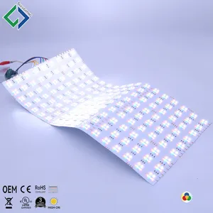 24V 2835 RGBATD Bi Warna CRI Tinggi Ra95 6 Warna Fleksibel RGBACCT Chroma Led Panel