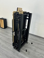 Machine de Pilates Reformer pliable en aluminium de quatrième génération pour l'entraînement en studio commercial, couleur personnalisée disponible