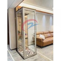 Ascenseur domestique compact de 250 kg / Ascenseurs domestiques sans fosse / Ascenseur résidentiel peu encombrant pour maison étroite