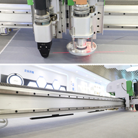 1625 CNC Software de anidamiento automático Máquina cortadora de plantilla de zapatos de cuero artificial con máquina cortadora de engranajes de cuchillo oscilante