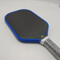 Raquette de pickleball Gen5 Bread Butter Loco, légère, robuste, durable, à haute friction, noyau double en mousse EVA+EPP, bleue, 16 mm, pour entraînement sur terrain