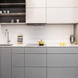 Armario de cocina moderno de estilo europeo, diseño personalizado - Product Image 1