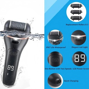 Removedores de Callos Eléctricos Recargables, Lima de Pies Electrónica Portátil, Herramientas de Pedicura, Kit Profesional de Eliminación de Callos Eléctrico - Product Image 3