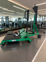 Ceinture Squat Machine Ceinture Squat Fessiers Quads Plaque d'entraînement Équipement de gymnastique chargé pour la sécurité des jambes