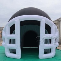 Tunnel gonflable portable pour course de casques, tunnel de football gonflable à traverser pour événements sportifs