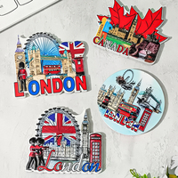 Aimant de réfrigérateur personnalisé en résine, impression 3D, monument britannique, souvenir de Londres, Royaume-Uni