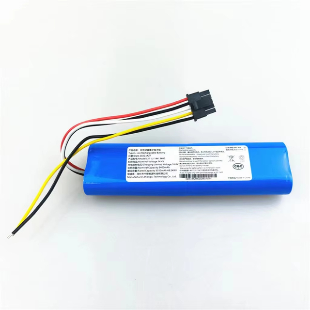 4S1P 18650 14.4V 1280mAh Li-ion Battery Robot Vacuum-Mop Essential MJSTG1 Robot Vacuum Cleaner Battery Pack