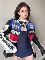 Veste de moto en cuir véritable pour femmes/hommes, de qualité supérieure, coupe-vent, grande taille, arrivée de Duhan, vêtements de sport personnalisés en PU