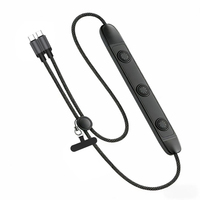 Câble de charge rapide USB-C vers USB-C 240W avec masseur vibrant pour le cou, cordon anti-perte réglable pour téléphone, gadget de voyage, compatible OEM