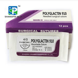 Jahitan bedah penyerap <span class=keywords><strong>PGA</strong></span> penggunaan dokter hewan bersertifikat CE/ISO 2/0 sampai 6/0 ukuran diskon pesanan jumlah besar tersedia - Product Image 6