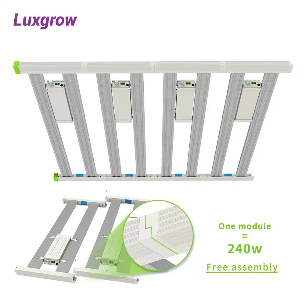 Luxgrow Бесплатная сборка комнатных растений СИД растет свет 600 Вт 1500 CO2 1000 Вт 720 выращивания полного спектра Гидропонные LED Grow Light 1000 w