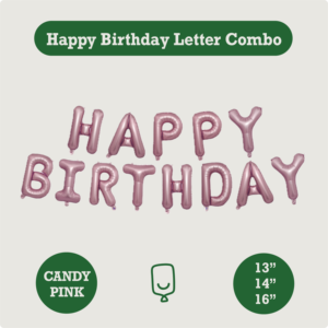 Color Liso | Feliz Cumpleaños | Happy Birthday | Globo Foil | Globo Mylar | Globo con Helio | Globo de Aluminio | Decoración - Product Image 1