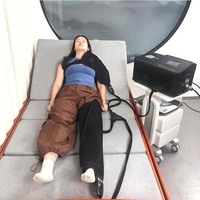 Appareil de pressothérapie automatique de cryothérapie de refroidissement/chauffage professionnel, thérapie de compression chaude et froide sans glace