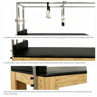 Lit de Pilates Cadillac MJD M201A en bois de caoutchouc/érable pour usage domestique et commercial, entraînement de yoga, fitness, musculation