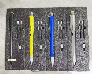 Bolígrafo Multiherramienta 9 en 1, Gadgets Geniales, Luz LED, Lápiz Óptico, Regla, Bolígrafo con Nivel, Abrebotellas, Destornillador, Bolígrafos Cooper para <span class=keywords><strong>Hombre</strong></span> - Product Image 4