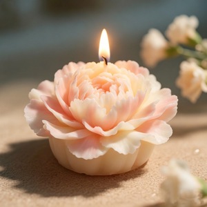 Custom Silicone <b>Mold</b> For Scented <b>Candles</b> Flower Shape DIY <b>Candle</b> Making Wedding Craft Kit - Product Image 1