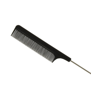 Commercio all'ingrosso stampa Personalizzata strumento di styling dei capelli di Plastica e Metallo Pin Coda di Ratto <span class=keywords><strong>Testa</strong></span> Calda Statico Pettine Dei Capelli con Logo - Product Image 3