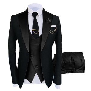 elegant dresses men Classy Off White Plaid Men Suit for Prom main image 1