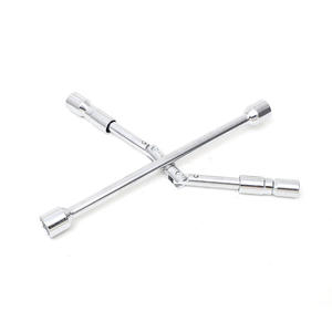 Clé à pneus pliable double usage, douille métrique en acier 45, outil de réparation automobile, fabriqué au Shandong - Product Image 2